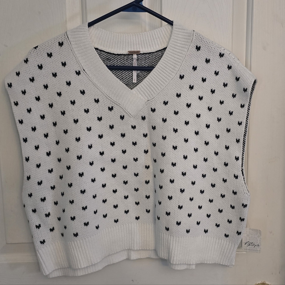 NWT Free People Patterned Easy Street Vest. Size Small. $78 Retail. - Picture 5 of 8